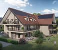 A 8 min. de Cossonay, bel appartement dans les combles plus grande galerie et balcon, magnifique dégagement sur la campagne
