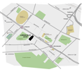 Map showing the layout of the Schlötterbeck area, including streets, landmarks, and surrounding neighborhoods.