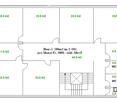 Floor plan of a house with multiple rooms, including bedrooms, bathrooms, and a WC for men and women.