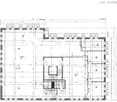 Floor Plan. Floor plan of a commercial building with multiple rooms including offices, a kitchen, a conference room, and a restroom. Dimensions and room labels are clearly marked.