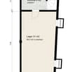 Layout of a basement level showing a storage area (31 m²) and an entrance area (6 m²).