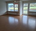 balcony, double windows, hardwood floors, white walls, open room, heating panels, wide view