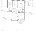 Floor plan of a 3.5-room apartment on the first floor, including two bedrooms, a kitchen, a living/dining area, a balcony, and bathrooms.