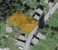 Aerial view of a large, rectangular plot of land marked as 'VERNAZOA/GERRA' with surrounding smaller plots and structures.