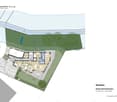 residential area, multi-family house, balcony, garden, parking spaces