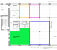living room, kitchen, 2 bedrooms, 2 bathrooms, 1-40 sqm leased area, 1-60 sqm library, stairs