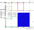 Living room, library, office, multiple bedrooms, bathrooms, lift shaft, storage, utilities