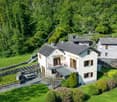 3-storey house, surrounded by greenery, balcony, terrace, raised ground floor, good view
