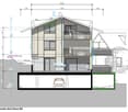 3 story house, raised ground floor, garage, 2 balconies, 3 bedrooms, 2 bathrooms