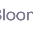 The word BLOOM is written in white on a green background