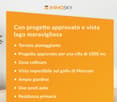 Posizione idilliaca con progetto approvato