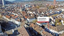 Luftaufnahme Winterthur-Altstadt