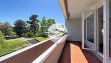Terrasse couverte avec toile solaire