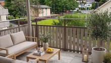 Beispieleinrichtung Balkon