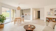 Séjour et cuisine (décoration non contractuelle)