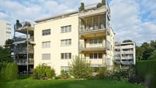1. Hausansicht - Wohnung, bezugsfrei, renoviert, Aufzug, ruhig, sonnig, familienfreundlich, EBK, Balkon, Cheminée, Tiefgarage, kaufen, verkaufen, Immobilienmakler, FEHR Immopartner AG, Rorschacherberg, Rorschach, St. Gallen, Bodensee, Schweiz