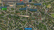 Floor plan of a residential area in Thalwil