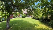 Jardin et vue sur la maison