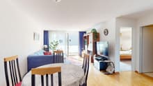 Essbereich und Wohnzimmer
