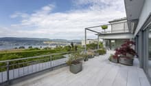 Terrasse mit Panorama-Seesicht