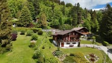 Chalet vue drône