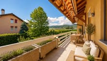 Spacieux balcon
