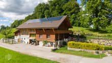 Einfamilienhaus mit Einliegerwohnung und Stall im Gwatt
