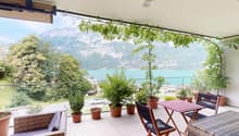 grosszügiger Balkon