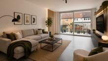 Wohnzimmer Erdgeschoss Visualisierung / Living room first floor visualization