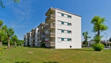 Fassadenansicht mit Balkon