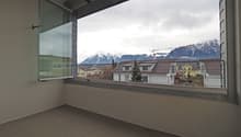 verglaster Balkon mit Aussicht