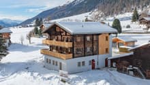 3 story wooden chalet, wooden-aluminum balcony, covered garage