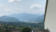 Aussicht auf Luganersee: von Terrasse Trattoria Menghetti, 100 Schritte vom Rustico entfernt!!