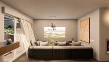 Elegante zona TV e relax