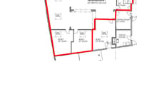 living room, kitchen, 2 bedrooms, 2 bathrooms, balcony