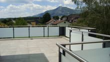Terrasse/Balkon mit Aussicht