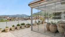 Grosse Dachterrasse mit Fernsicht