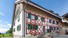 Authentisches Riegelhaus mit Gartenidylle