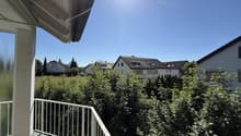 Balkon mit Sicht ins Grüne