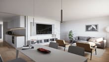 Wohnzimmer/Küche  Visualisierung