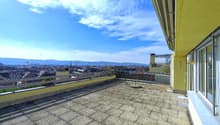 Aussicht von der Terrasse richtung Südwesten