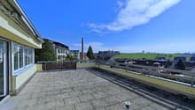 Terrasse mit Aussicht richtung Osten