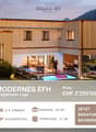 Modern house, wooden facade, solar panels, garage, swimming pool, terrace