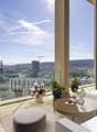 Grosszügige Loggia mit Blick bis in die Berge