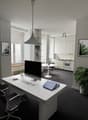 Büro möbliert