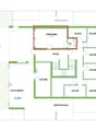Living room, kitchen, 3 bedrooms, 2 bathrooms, entry hall, storage, technical room, bicycle storage