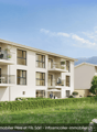 Apartments with balcony and parking, nestled between mountains and lush green valley.