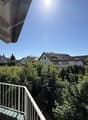 Balkon mit Sicht ins Grüne