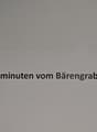 Text that says, '5 Fussminuten vom Bärengraben'