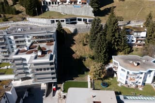Bauland über 574m2 mit bewilligten Bauprojekt für ein Mehrfamilienhaus im Zentrum von Davos Dorf (3)